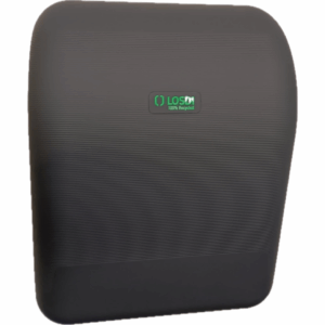 DISPENSADOR SECAMANOS AUTOCORTE ECOLUXE NEGRO MATE