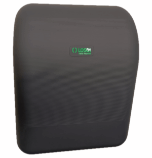 DISPENSADOR SECAMANOS AUTOCORTE ECOLUXE NEGRO MATE