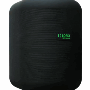 DISPENSADOR SECAMANOS CONTROL ECOLUXE NEGRO MATE
