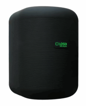 DISPENSADOR SECAMANOS CONTROL ECOLUXE NEGRO MATE
