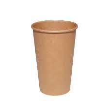 VASO CARTÓN KRAFT 16OZ SN 480ML 50U