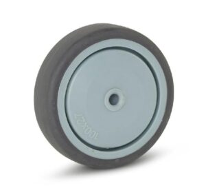 RUEDA TRASERA CARRO LIMPIEZA PP NEGRO