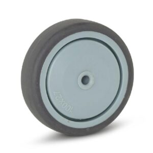 RUEDA TRASERA CARRO LIMPIEZA PP NEGRO