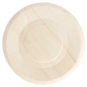 PLATO MADERA REDONDO Ø12,5X1 50U