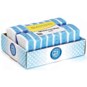 ESTROPAJO BCO. BAÑO ESPONJA 10X7,8CM 16U