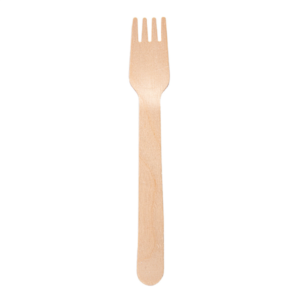 TENEDOR MADERA 14CM 100U