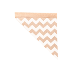 CONO PAPEL ANTIGRASA ZIGZAG 100GR 24X17CM 250U