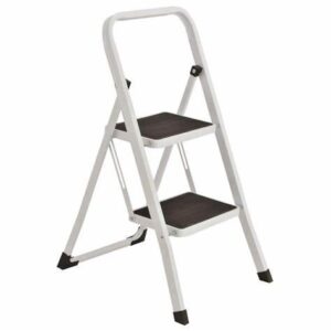 ESCALERA TABURETE ALUMINIO 2 PELDAÑOS ARCO