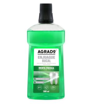 ENJUAGUE BUCAL AGRADO MENTA FRESCA 500ML