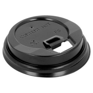 TAPA VASO TRAVEL 4OZ NEGRA 100U