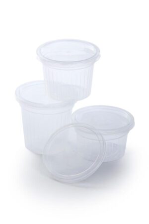 TAPA TARRINA TRANSP. PP 2P070 70ML 100U
