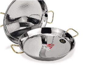 PAELLERA 6 RACIONES INOX 34CM