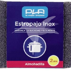 ESTROPAJO INOX ALMOHADILLA PLA 2U