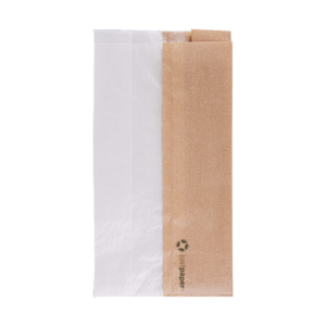 BOLSA KRAFT VENTANA CORNER 12+6X23CM 250U