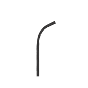 SORBETE PAPEL FLEX. NEGRO 0,60X23CM 250U