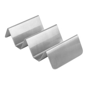 SOPORTE TACOS LISO INOX 2/3U