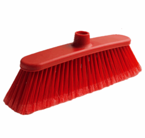 ESCOBA RECTA ROJA
