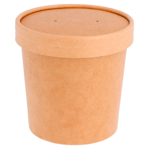 TARRINA + TAPA KRAFT 360ML 25U