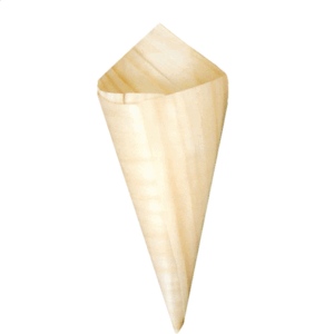 CONO MADERA CATERING 8CM 50U