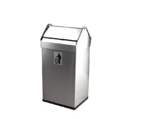 PAPELERA BASCULANTE ACERO INOX 40L