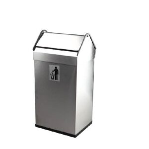 PAPELERA BASCULANTE ACERO INOX 40L