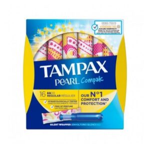 TAMPAX COMPAK PEARL REGULAR 16U