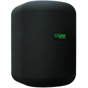 DISPENSADOR SECAMANOS ECOLUXE NEGRO MATE