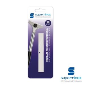 CUCHILLA RASCADOR SUPREMINOX 10CM 10U