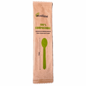 CUCHARILLA CAFÉ MADERA ENFUNDADA 11CM 500U