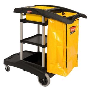 CARRO LIMPIEZA NEGRO BOLSA VINILO RUBBERMAID