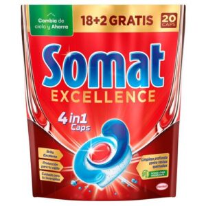 LAVAVAJILLAS SOMAT EXCELL PASTILLA 18+2U