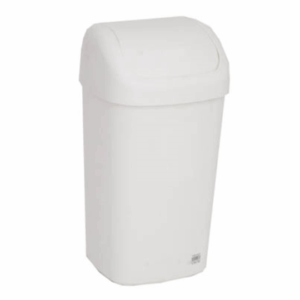 PAPELERA BASCULANTE BLANCO 50L