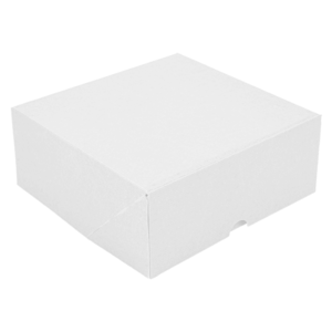 CAJA PASTELERÍA BLANCA 18X18X7,5CM 50U