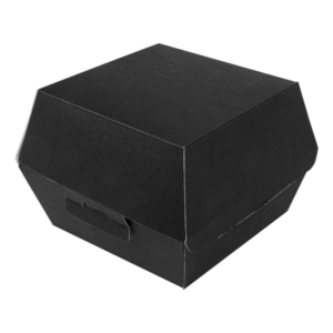 ENVASE HAMBURGUESA THEPACK L+ NEGRO 50U