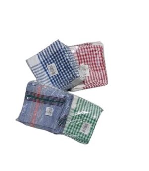 PAÑO RIZO ECO CUADROS 12U