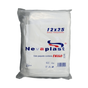 BOLSA MERCADO 12X25CM TRANSP. 1KG