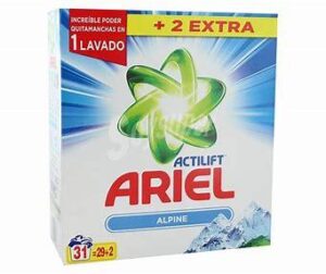DETERGENTE ARIEL MALETA 29+3D