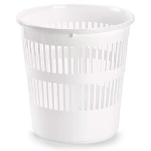 PAPELERA REJILLA BLANCA 16L