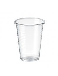 VASO PLÁSTICO TRANSP. 200/220ML 100U
