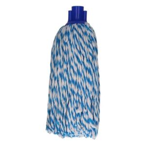 FREGONA MICROFIBRA HILO AZUL-BCO