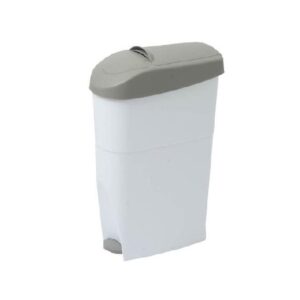 PAPELERA ASEO FEMENINO ABS BCO 18L