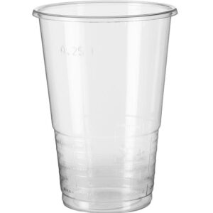 VASO PP 330ML TRANSPARENTE 50U