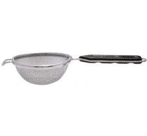 COLADOR MEDIA BOLA M/POLIET. INOX 10CM