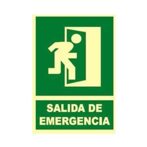 CARTEL E-316 SALIDA EMERGENCIA