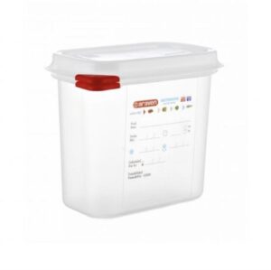 ENVASE HERMÉTICO ARAVEN GN 1/9 1,5L