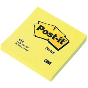 BLOC NOTAS ADHESIVA 76X76MM