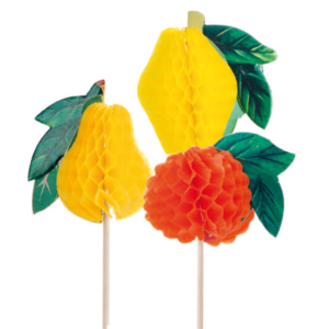 ADORNO HELADO FRUTA 10CM SURTIDO 100U