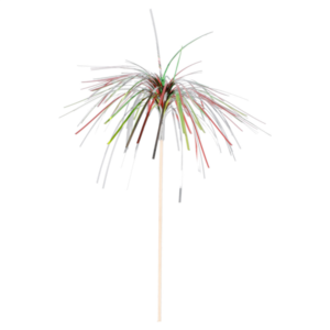 ADORNO HELADO IRIDISCENTE 23,5CM 100U