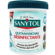 QUITAMANCHAS DESINFECTANTE POLVO SANYTOL 450GR