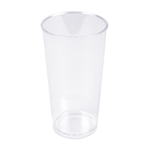 RECIPIENTE APERITIVO VASO TUBO TRANSP. 80ML 50U